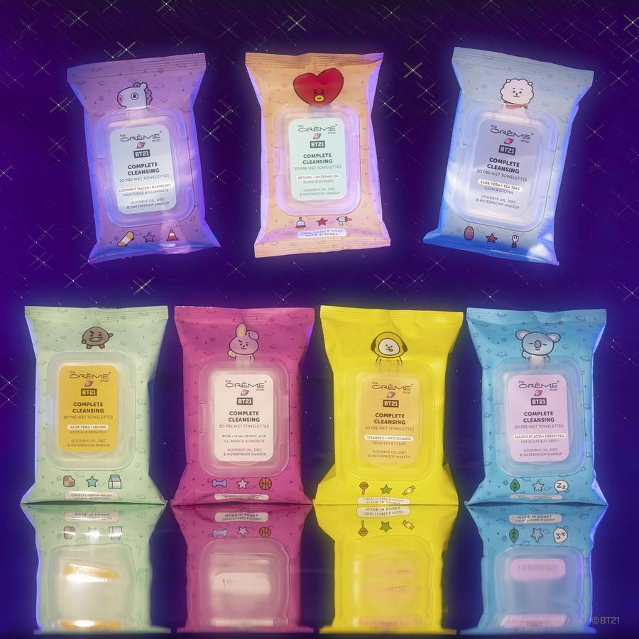 bt21 skincare collection - towelette