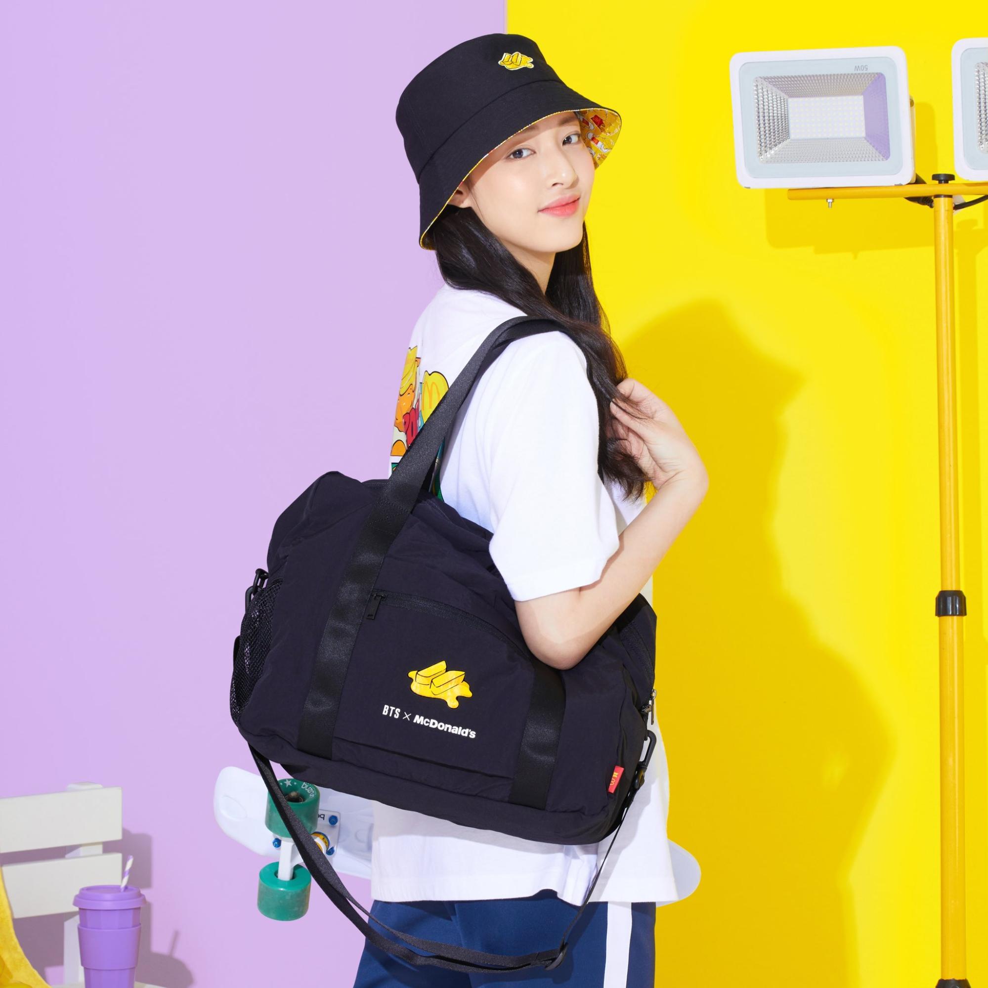 bts mcdonald collection - bucket hat and bag