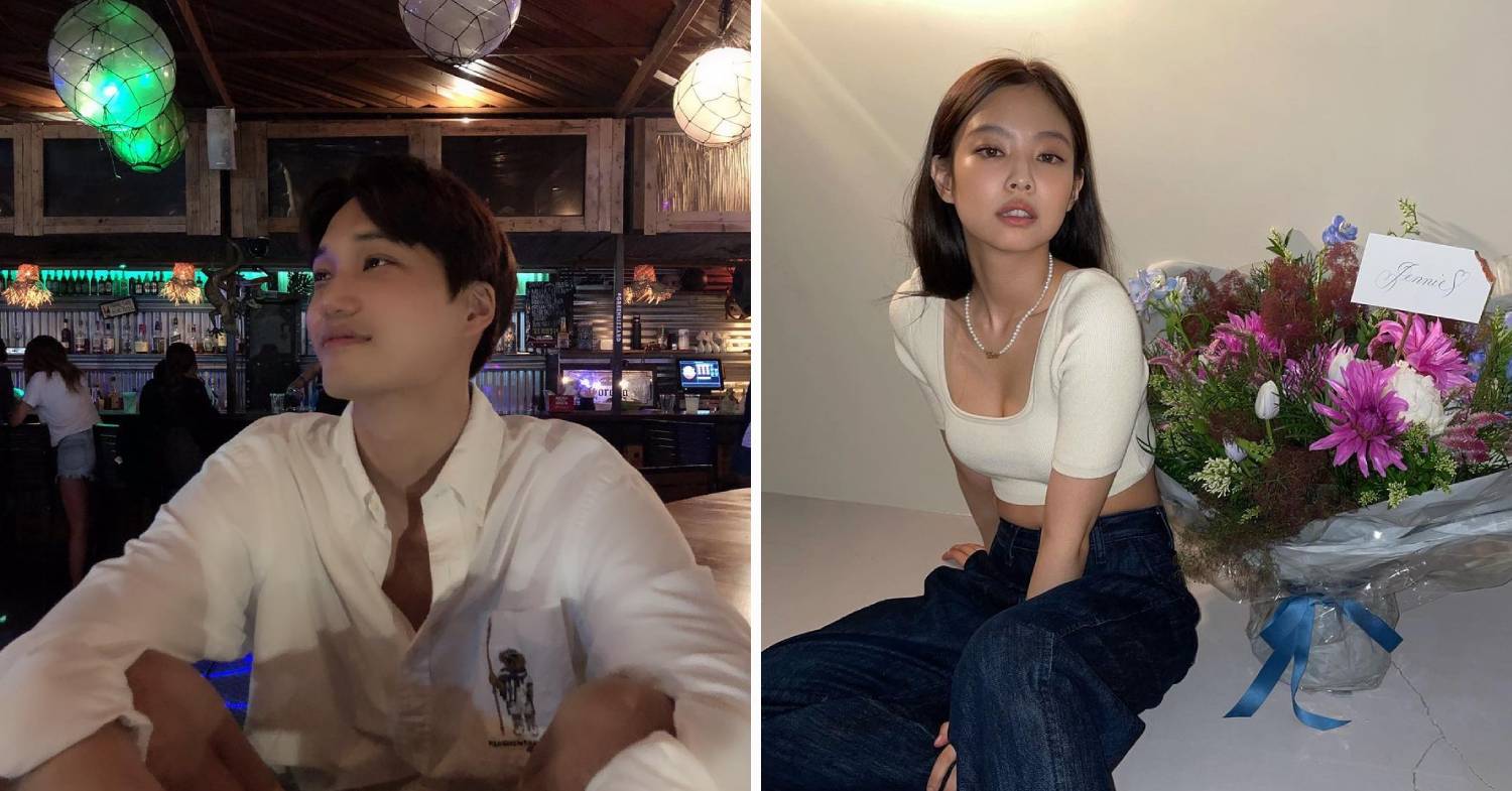 korean celebrity couples - kai and jennie