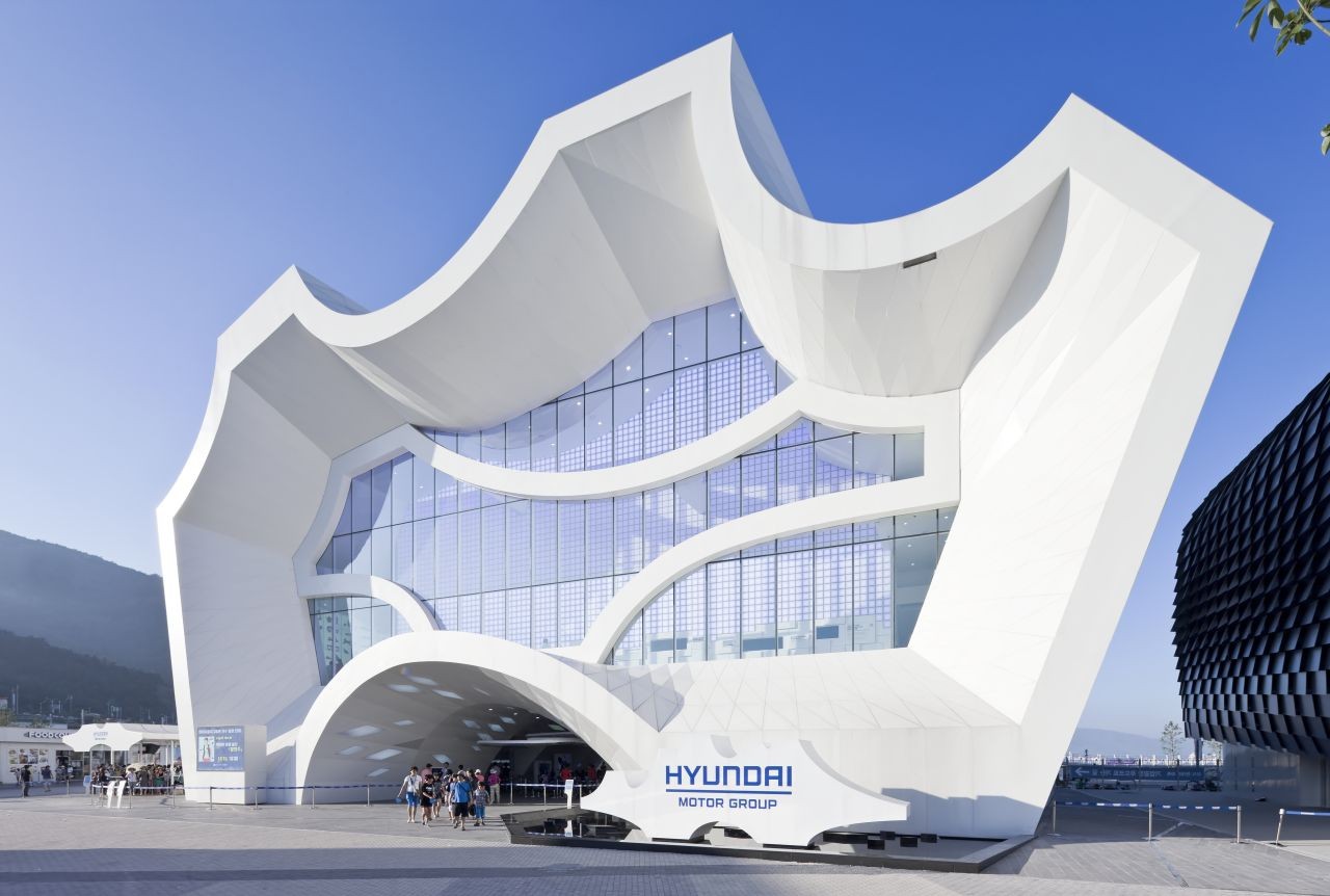 Unique Korean Buildings - Hyundai Pavilion Yeosu Expo