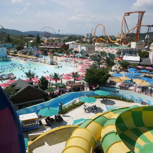 Theme parks in Korea - California Beach, the amusement water park 