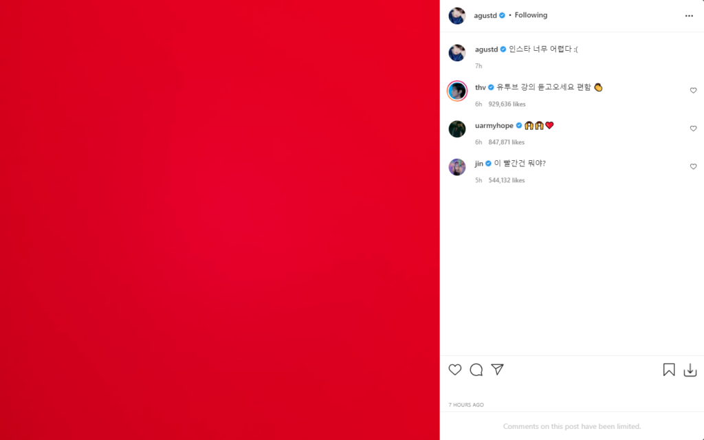 BTS opens Instagram accounts - Yoongi is also confused but doing his best