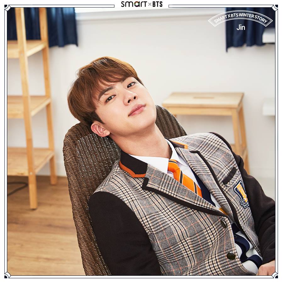 BTS facts - Jin was the first person in school to secure a place in university 
