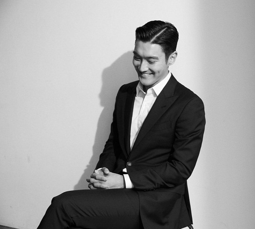 Choi Si Won in Love That Will Freeze To Death - b&w image
