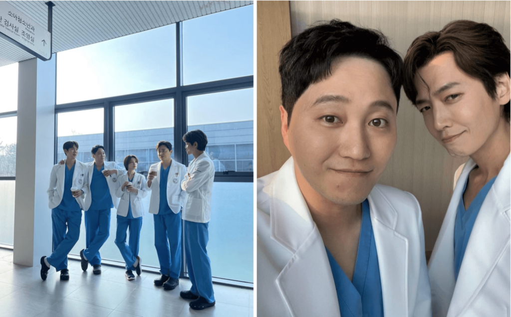 Hospital Playlist season 3 - Kyung-ho's instagram post with the full cast 