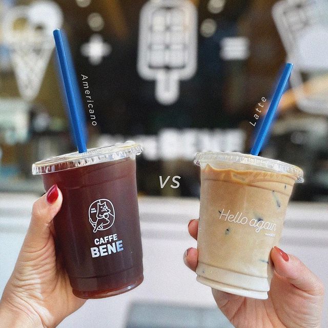 Korean coffee shops - Caffe Bene 