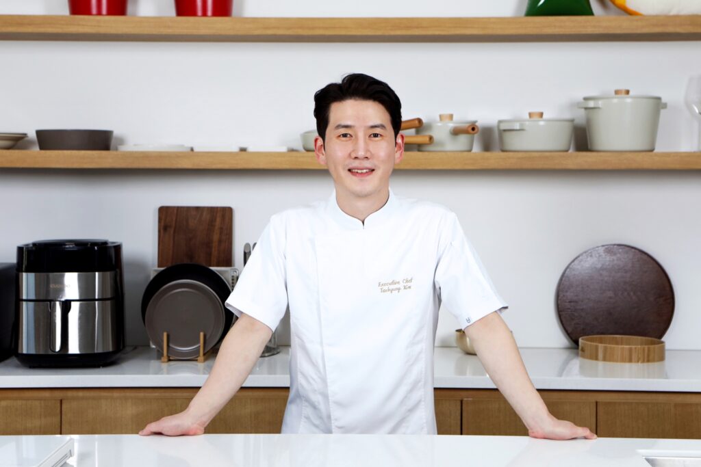 nongshim vegan restaurant - chef kim tae-hyung