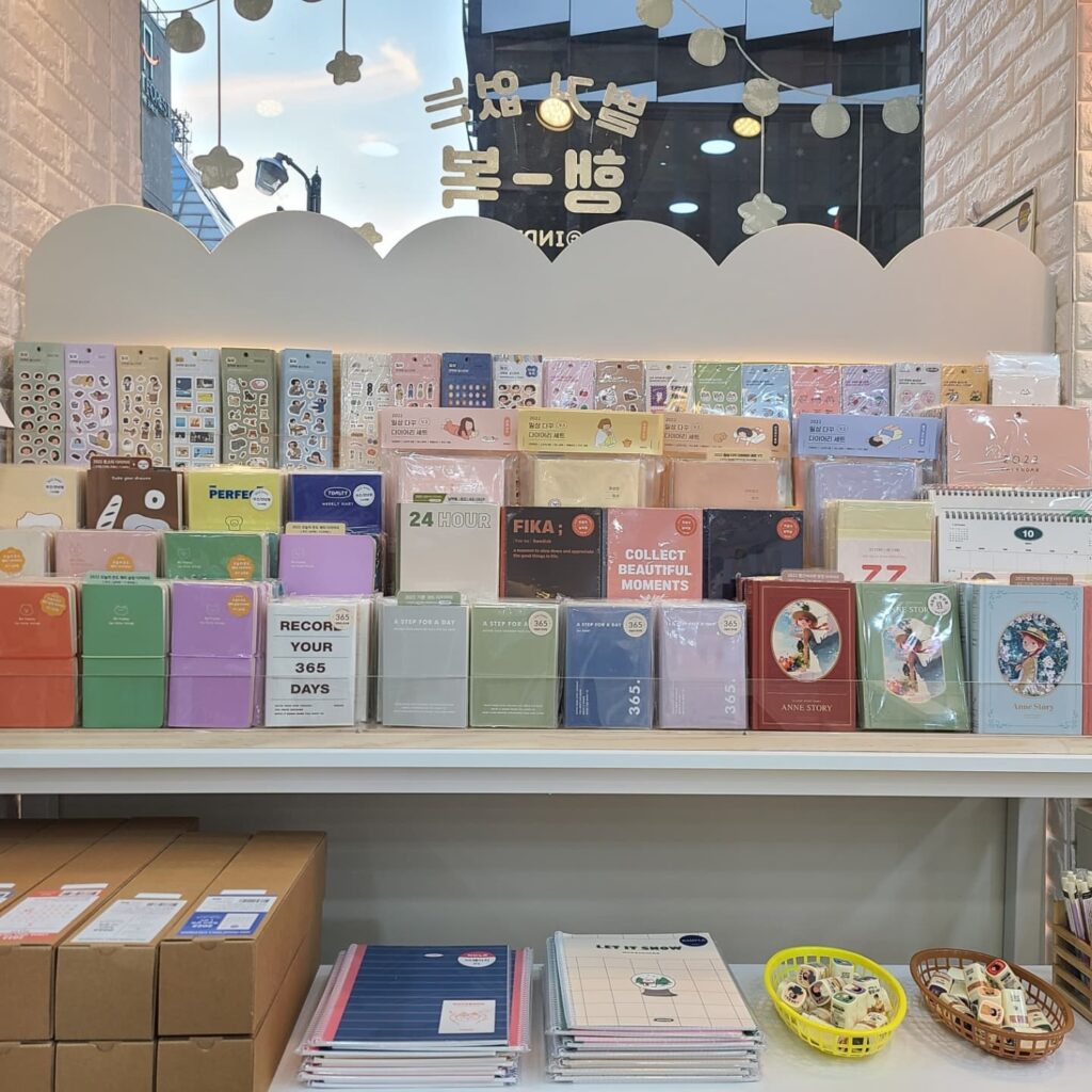 stationery stores in korea - 10x10 notebooks