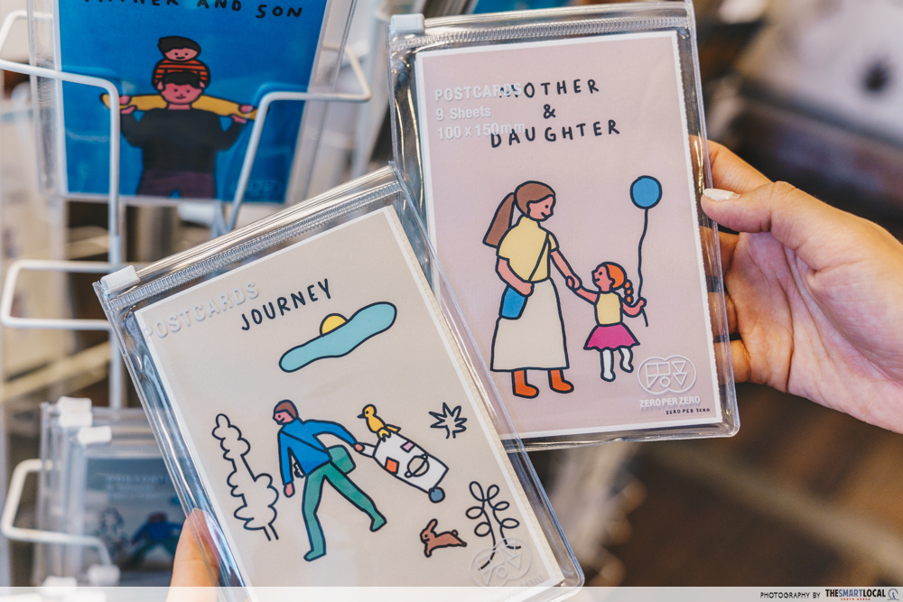 Object - Postcards illustrated by Zero Per Zero, AKA one of the most popular Korean stationery brands