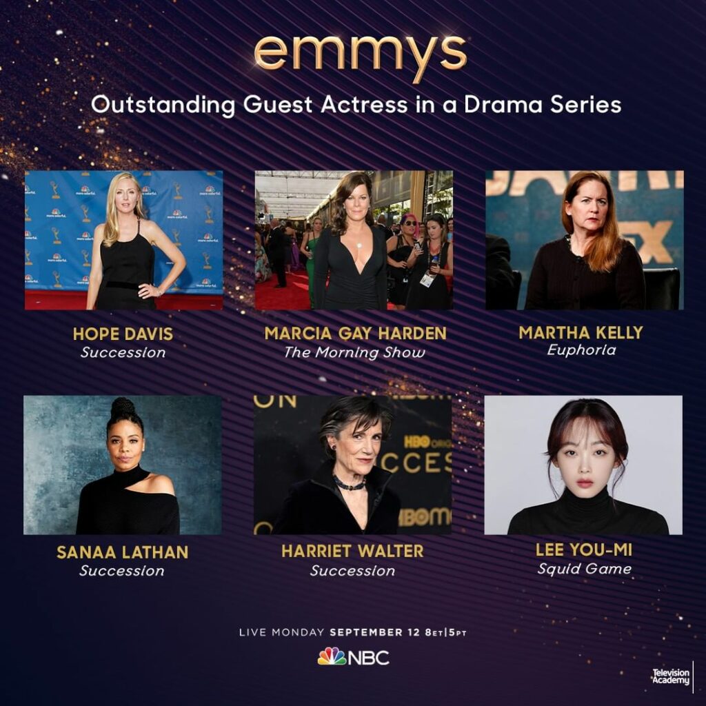Lee You-mi Emmy Award - the nominees for outstanding guest actress in a drama series 