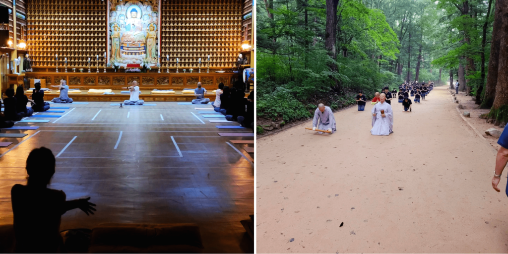 Woljeongsa temple - morning activities