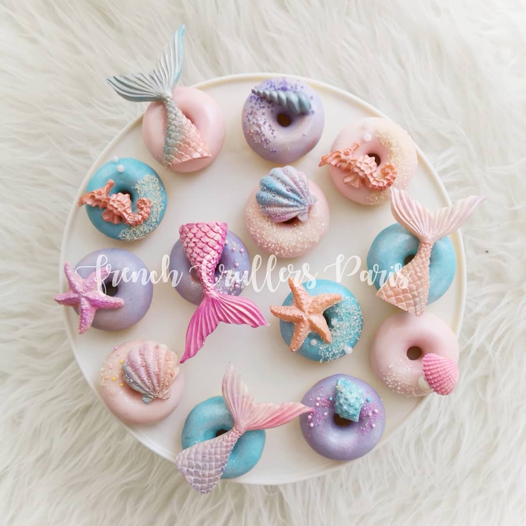 mermaid tail donuts