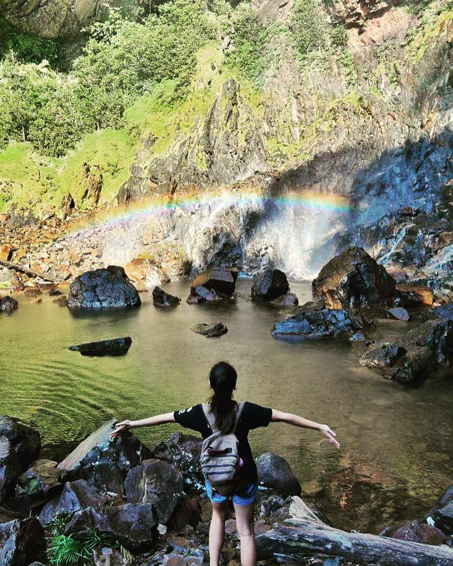 rainbow waterfall sungai lembing