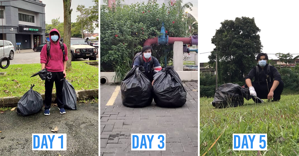 M'sian Teen Pledges To Pick Up Trash For Birthday