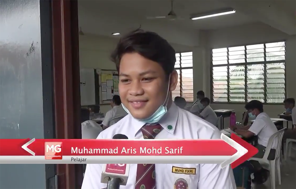 Honest student interviewed during the MCO
