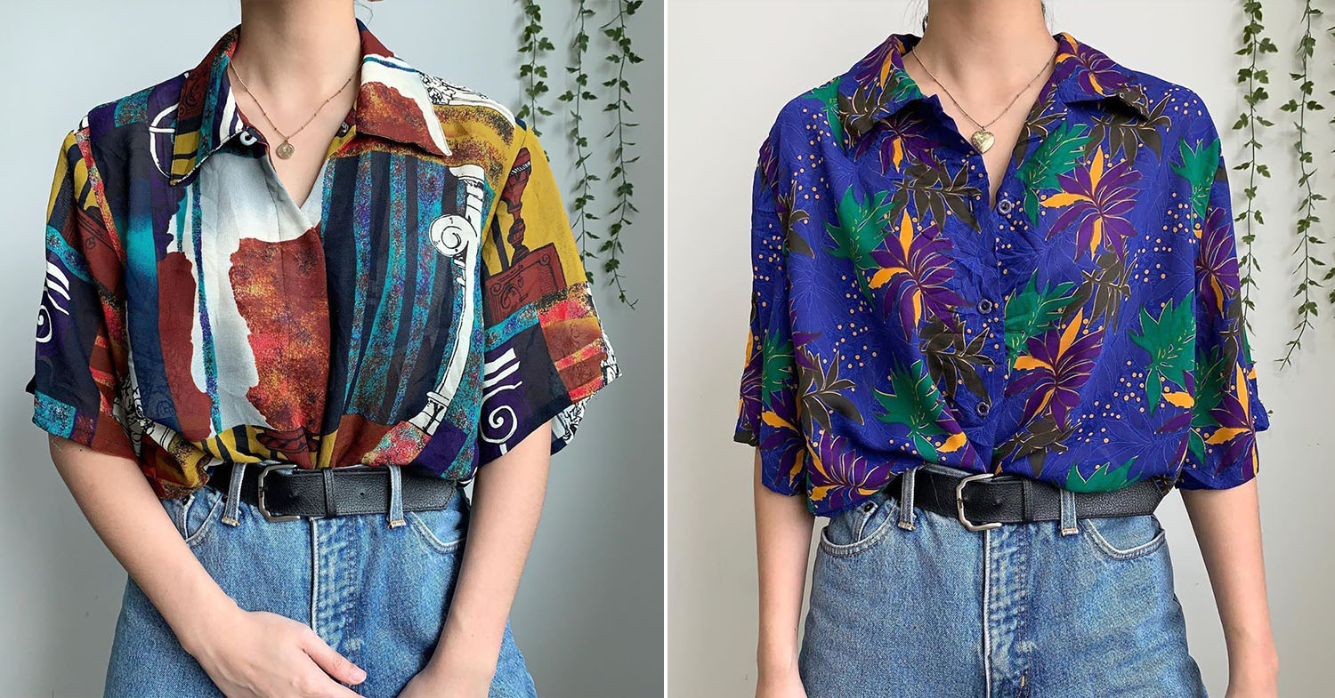 Instagram thrift stores - thrift vintage shirts