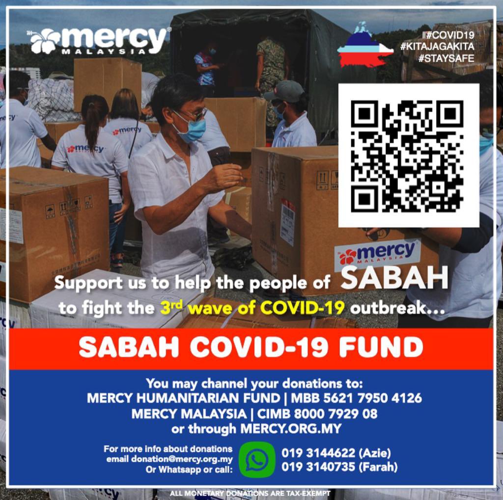 mercy malaysia covid 19 fund poster