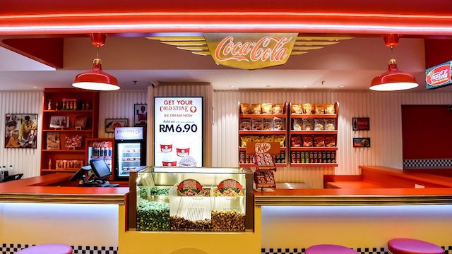 Things To Do Johor Bahru - TGV Coca-Cola Cafe diner 