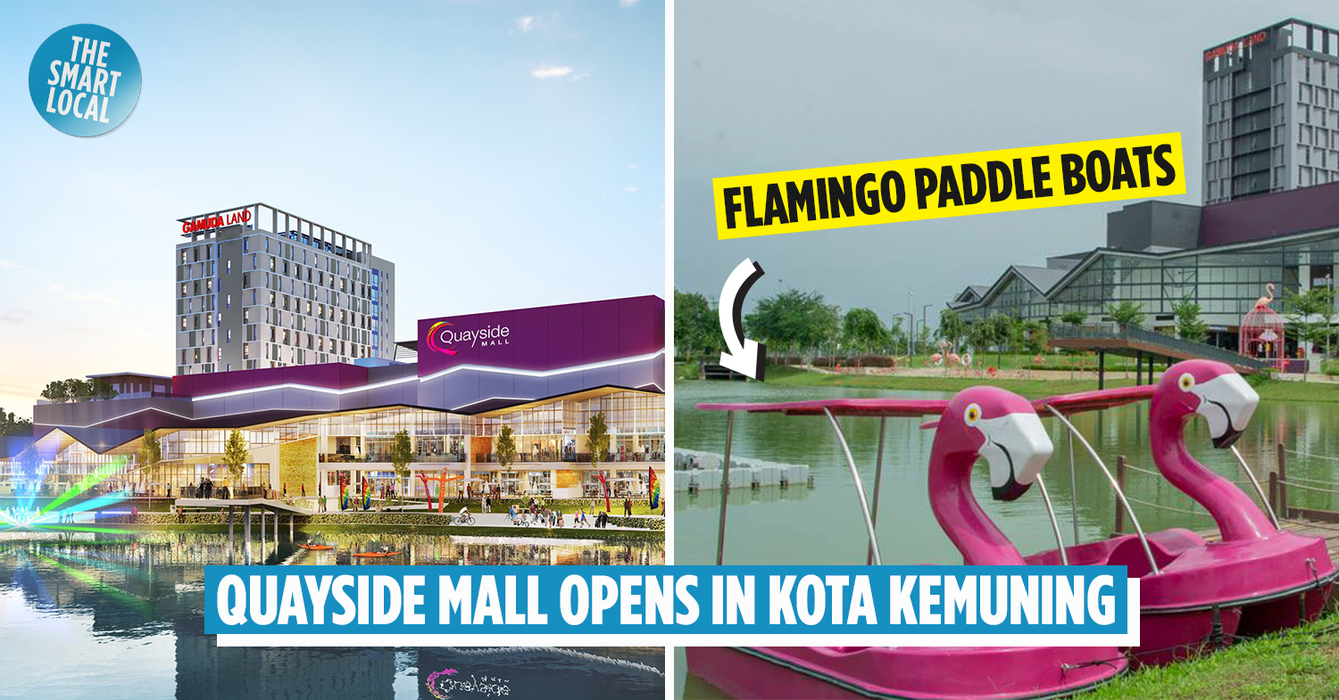 New Quayside Mall In Kota Kemuning Has A Lake With ...