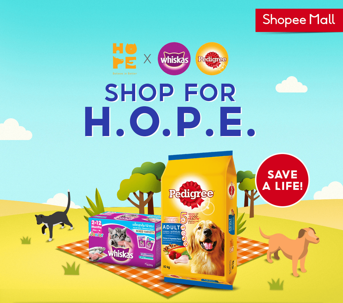 Shop For HOPE animal shelter
