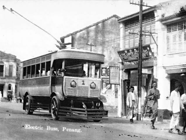 Penang's trolley buses