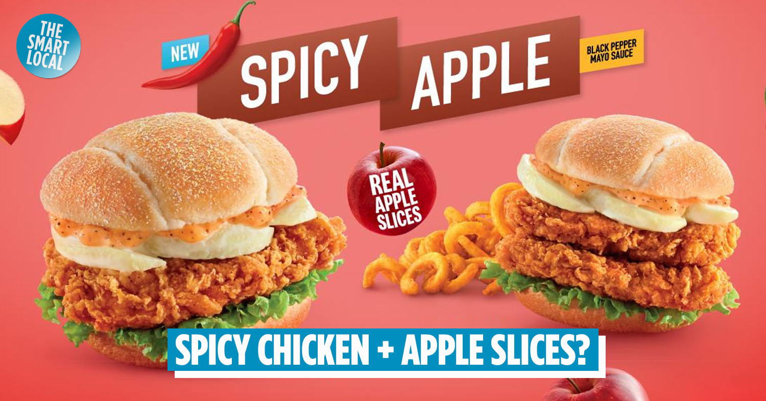 McDonald's Releases Spicy Chicken With Apple Slice Burger