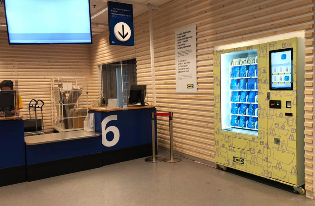 IKEA unveils new vending machines - location