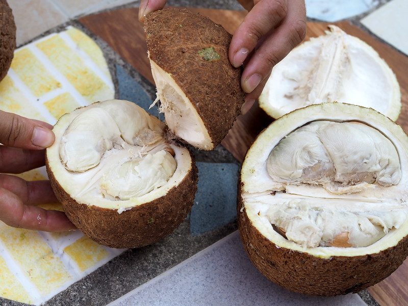Durian opened