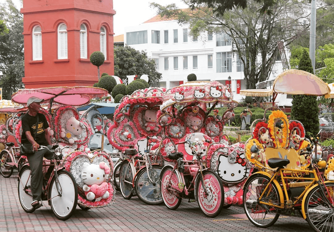 Things to do in Melaka - rickshaws
