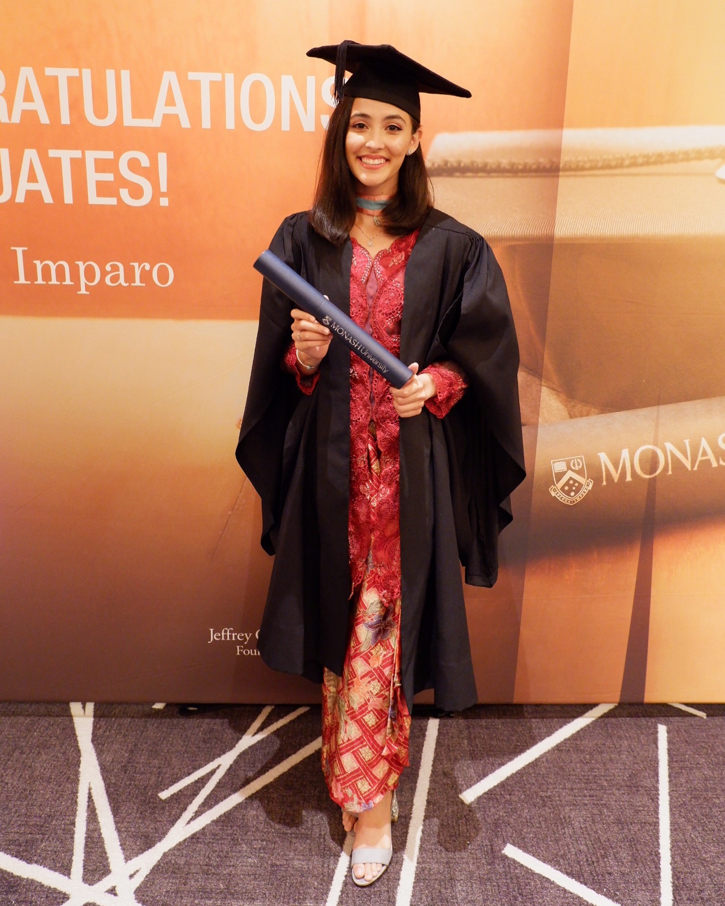 Farah graduating from university