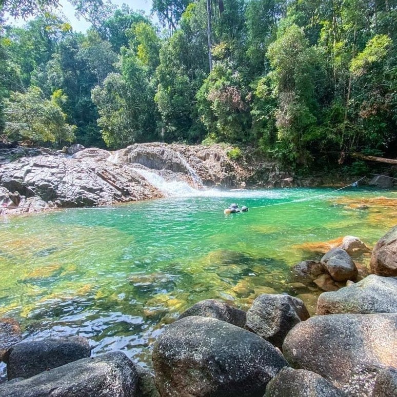 things to do in terengganu - lata kolam air deru ecopark river