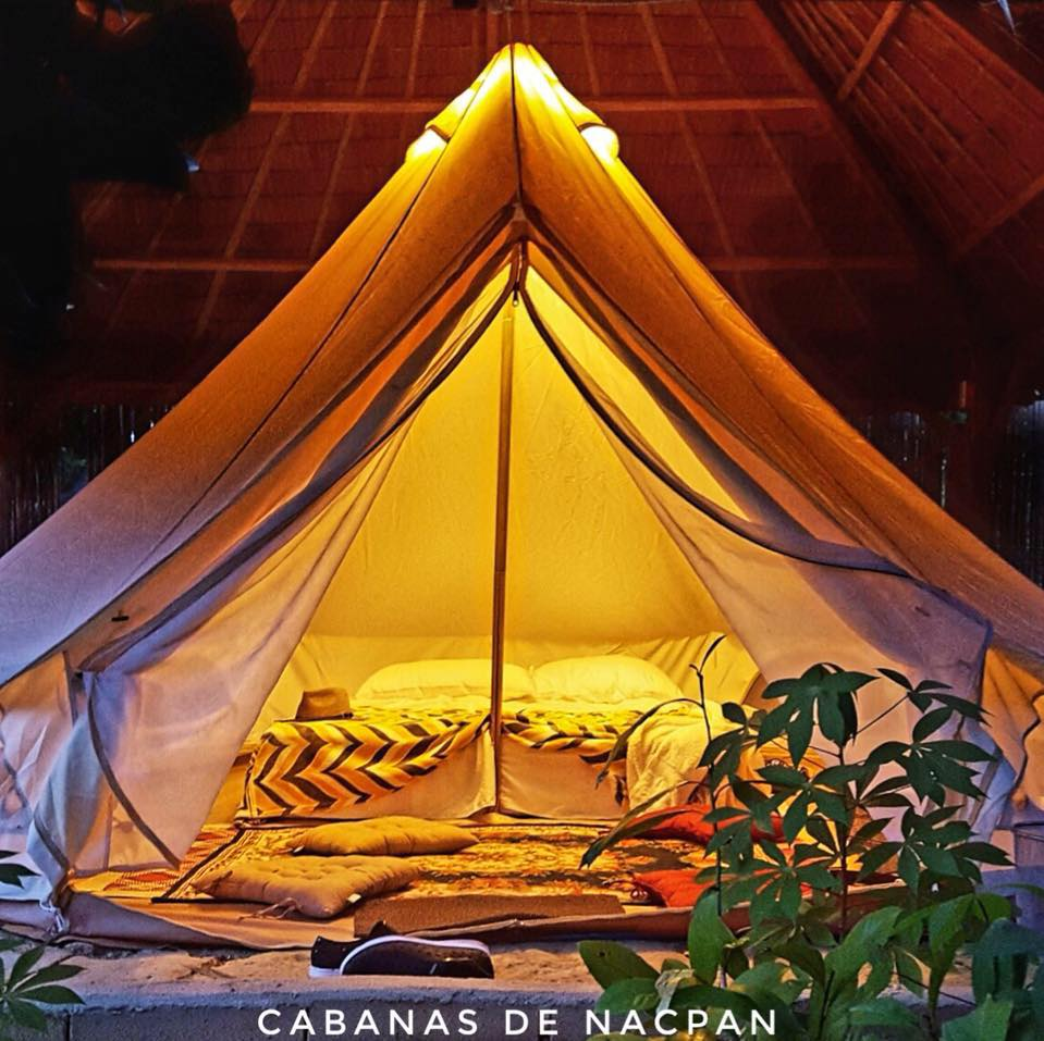 Tent in Cabanas de Nacpan