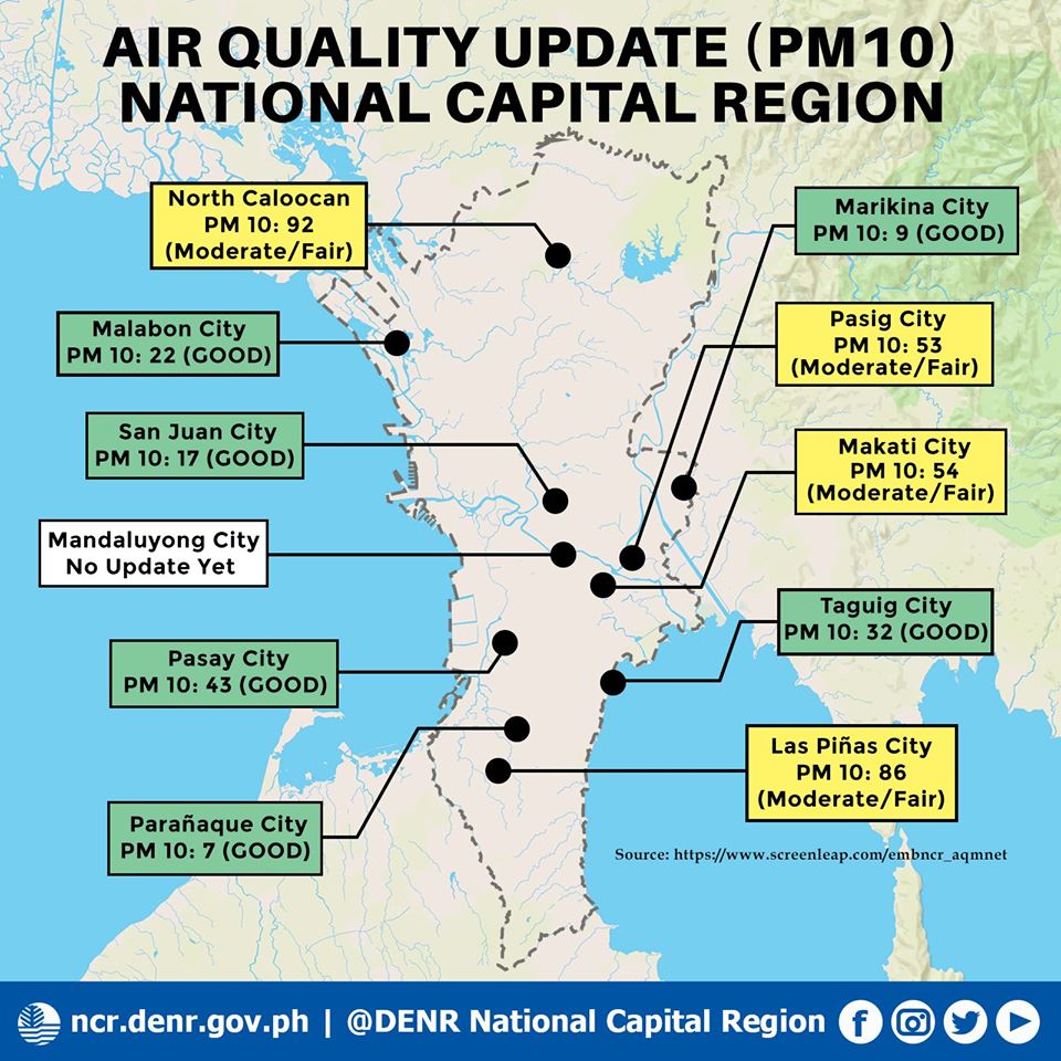 DENR Air Quality Improvement report March 23 2020