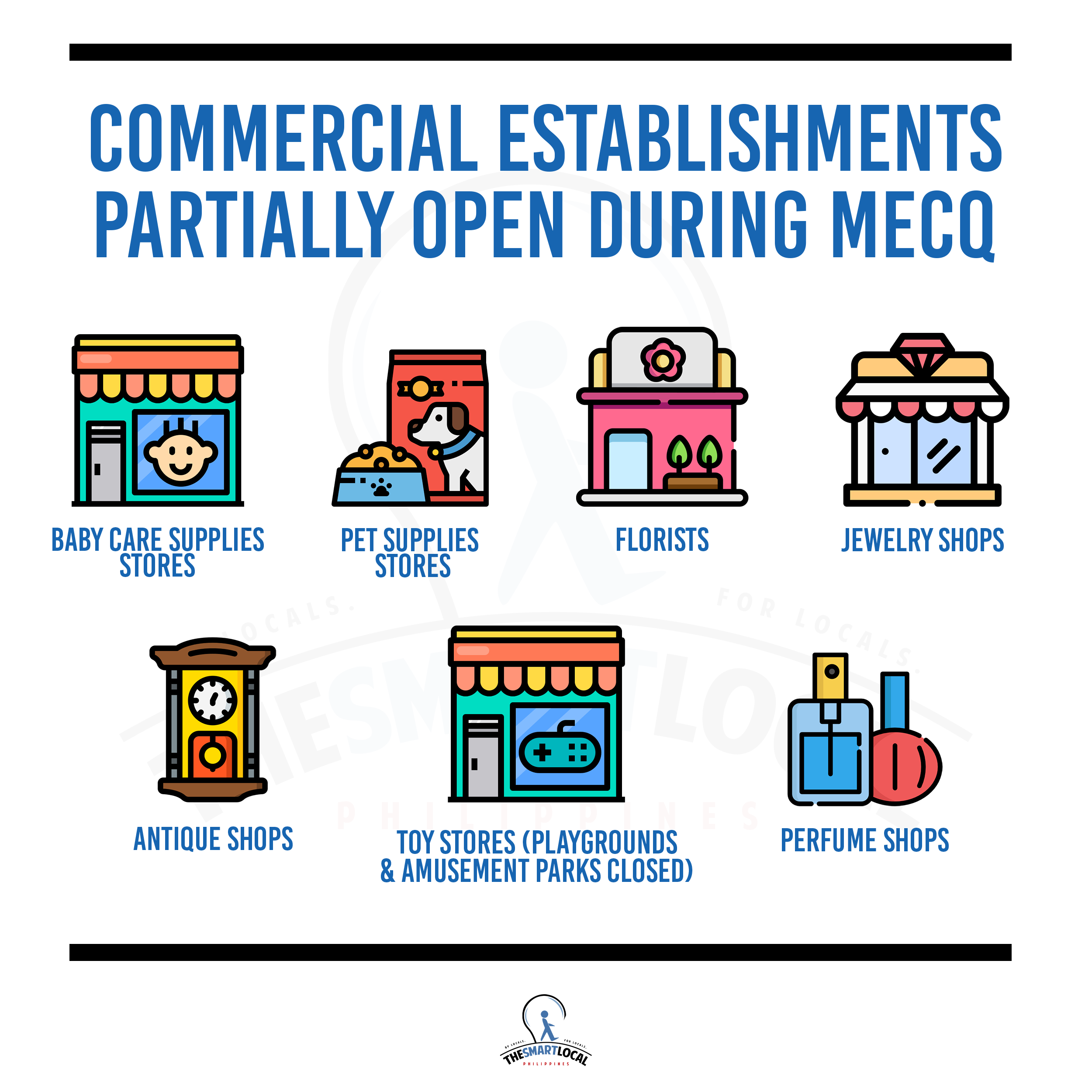 Commercial centers partially open MECQ