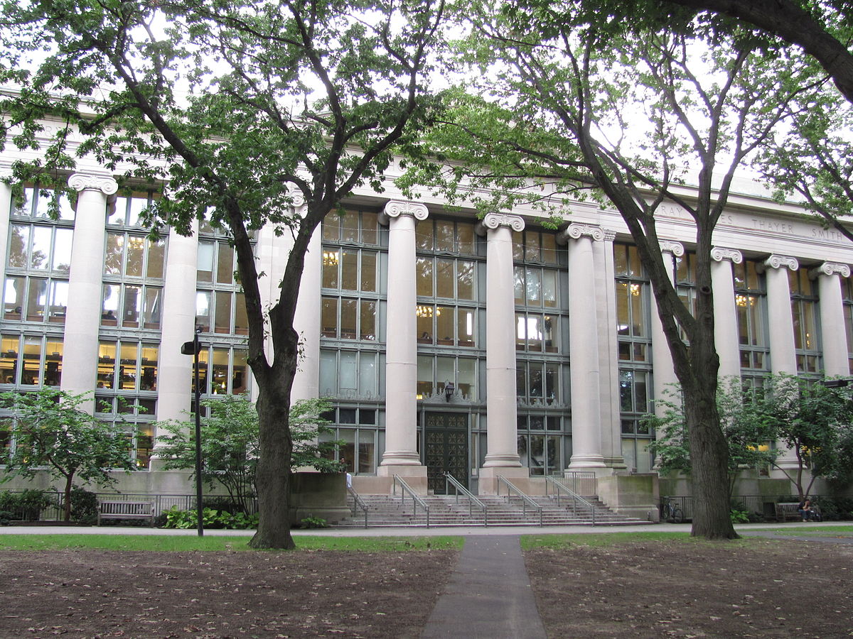 langdell hall of harvard law school in cambridge massachusetts