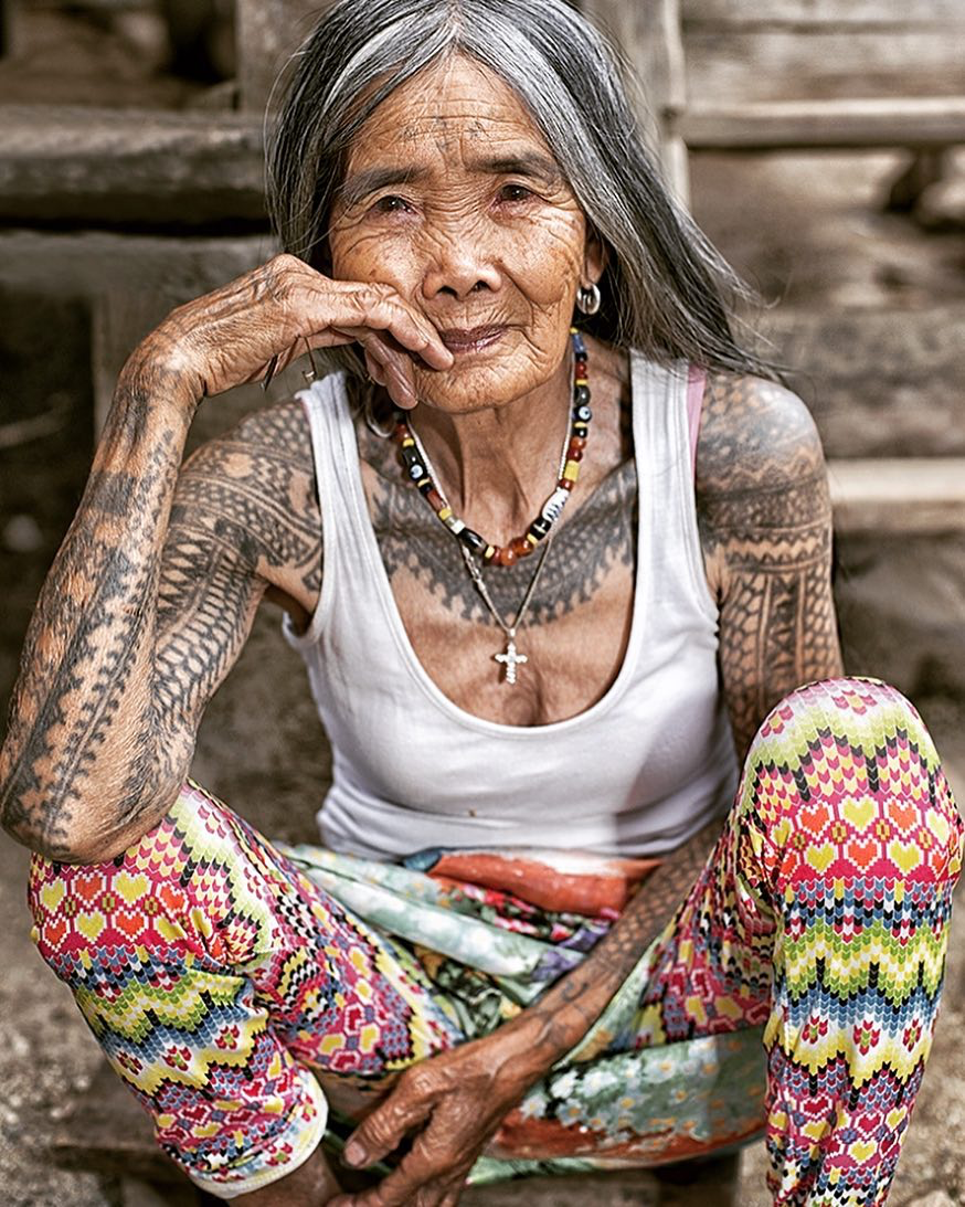 tattoo-inspired face masks - Apo Whang-od