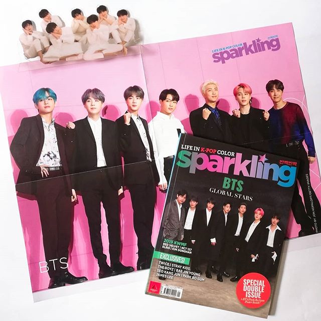 sparkling magazine bts issue