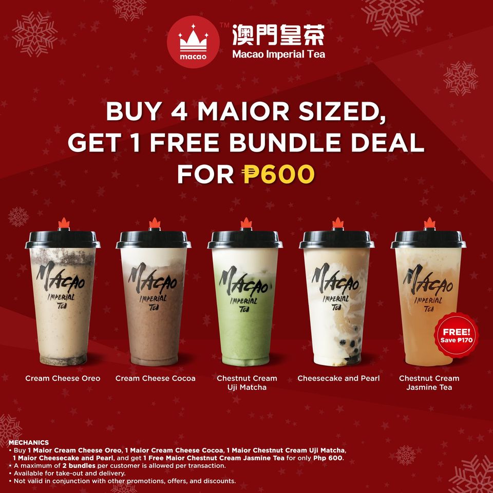 buy 4 get 1 free deal from macao imperial tea ph