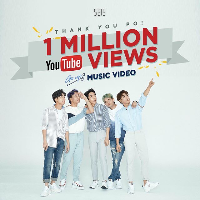 sb19 1 million youtube views