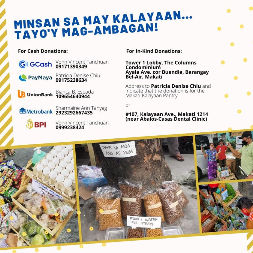 Community pawntry Makati - donations