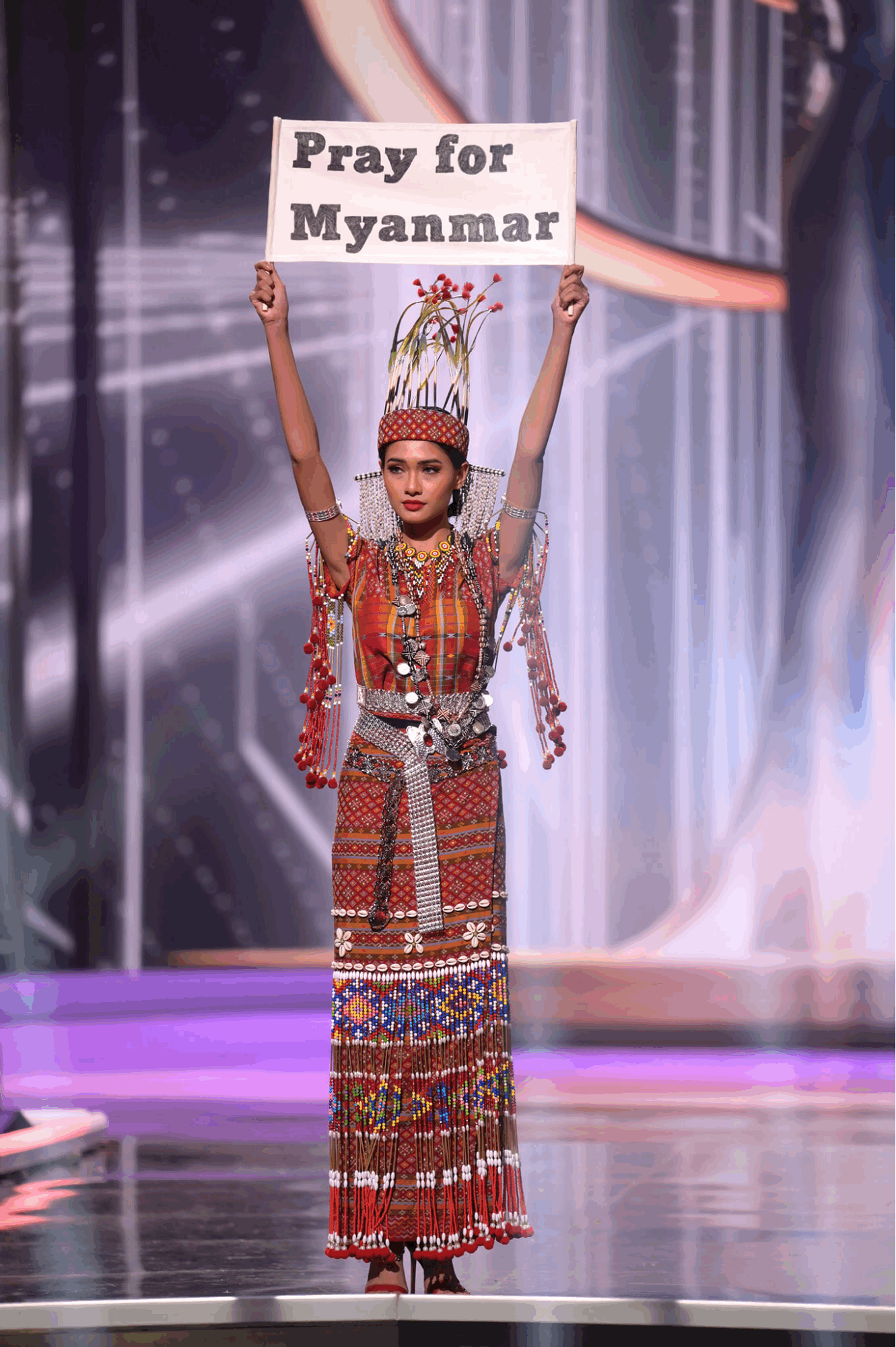 Miss Universe Rabiya Mateo - Myanmar National Costume