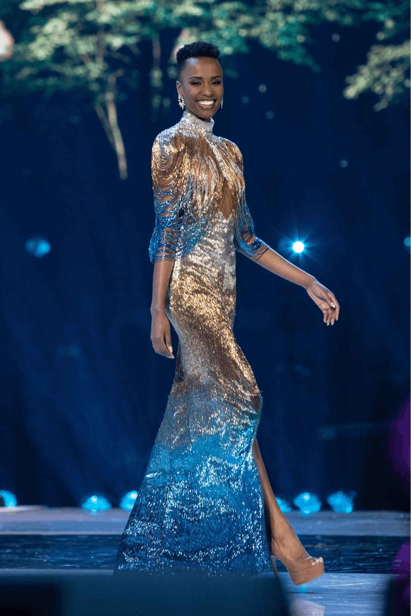 Miss Universe evening gowns - Zozibini Tunzi