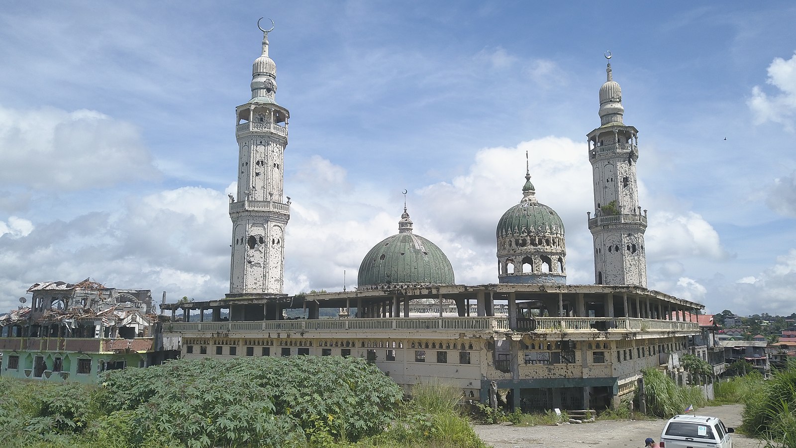 Marawi Mosque damaged