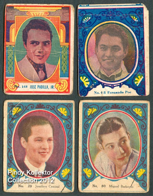 Filipino Vintage Icons - Filipino celebrities on vintage text cards