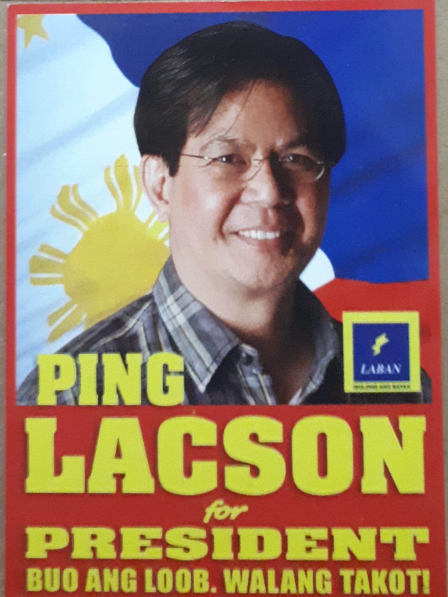 Ping Lacson - 2004 election poster
