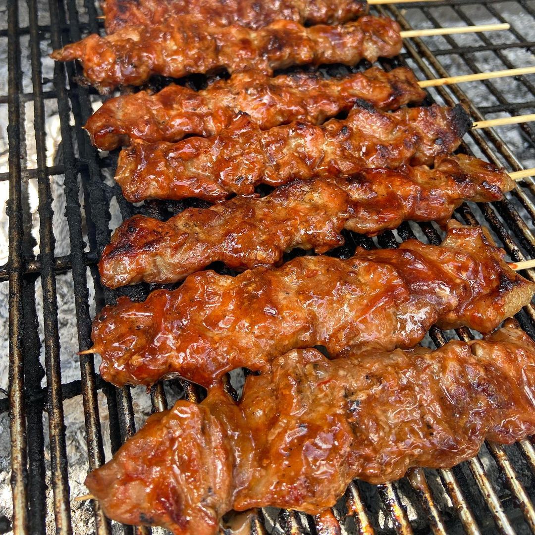 Filipino pork barbecue
