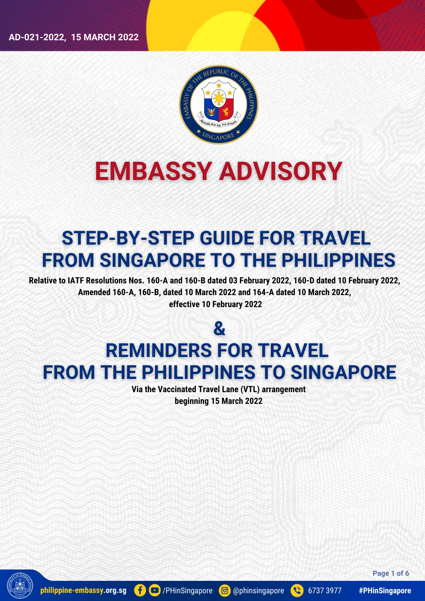 The Philippines Reopens To All Fully Vaccinated Tourists - ph to sg, sg to ph regulations n vaccinated travel lane