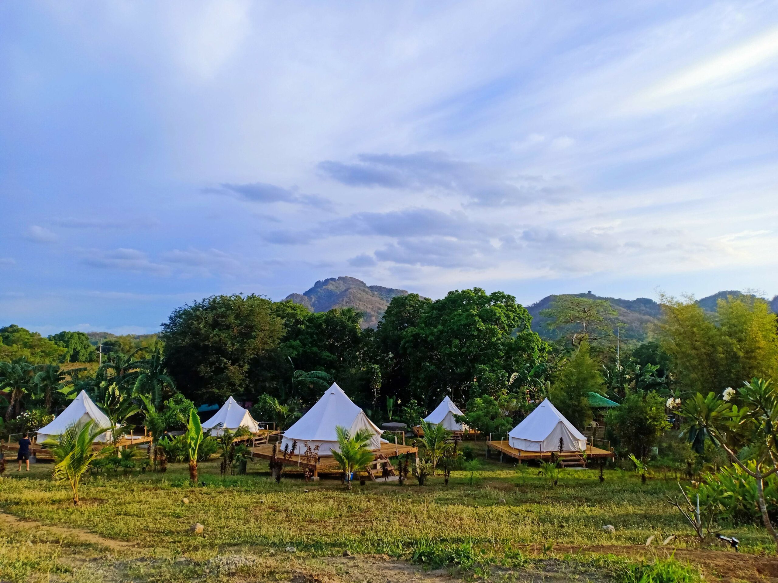 Kalika Balayan in Batangas - camp site with tents