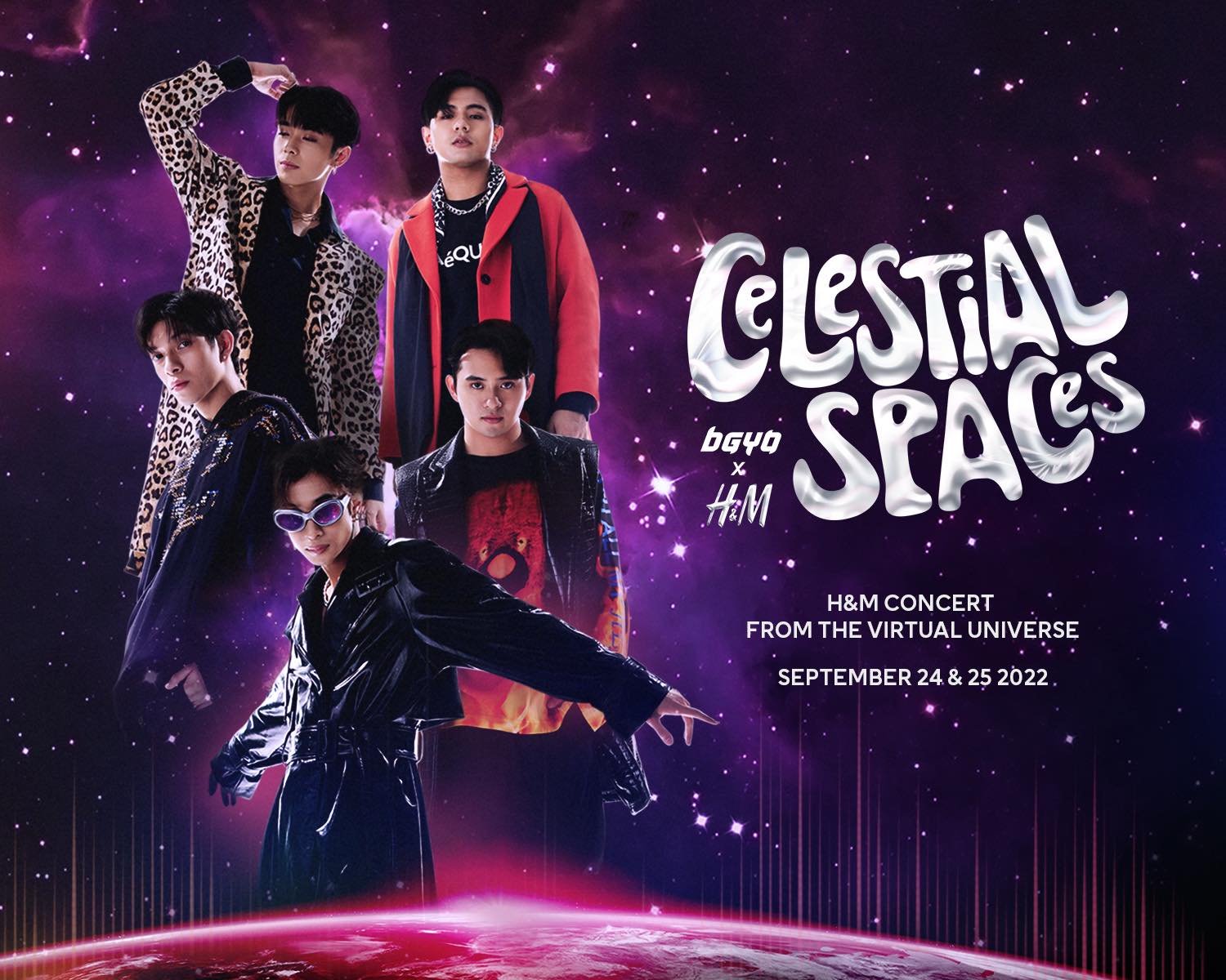 BGYO - Celestial Spaces concert poster