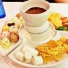 Family Fondue - Marshmallows, Waffle Cones, Biscuits